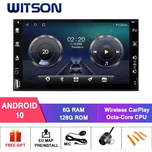 WITSON 7'' Android 10.0 for Universal front panel size with Super thin body design 4+64 or 6+128GB