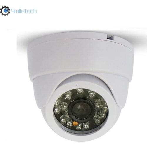 Waterproof IP66 metal fixed lens 3.6mm 4 in 1 AHD 1080P 5MP 20m IR distance indoor plastic dome camera