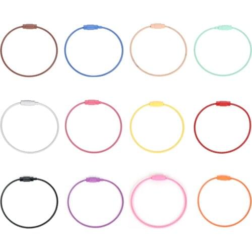 10pcs/lot 50mm Round Keychain Ring Wire ring For Keychain Diy Jewelry Making Key Rings Wholesale for Jewelry Making