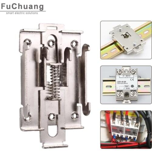 35mm DIN Rail Mounting Fixed Buckle Snap Clip Clamp for DA AA DD VA VD LA Single Phase Solid State Relay SSR