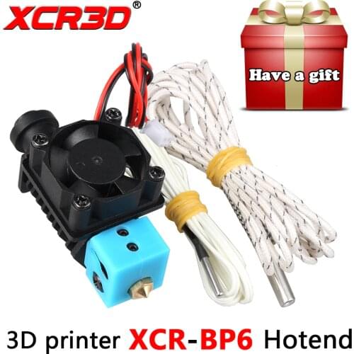3D Printer Parts V6 Hotend XCR-BP6 for 1.75mm Filament Straight Through Throat 12V 24V Heater 1M 2M Extruder j-head nozzle