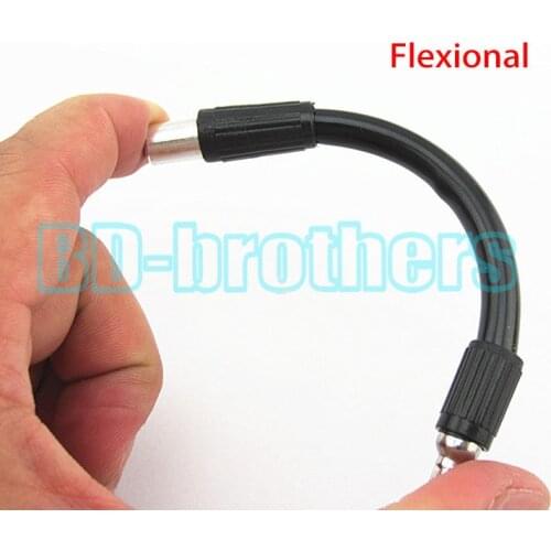 4mm x 120mm Universal Hexagonal Flexional Hose Soft Screwdriver Bar 500pcs/lot