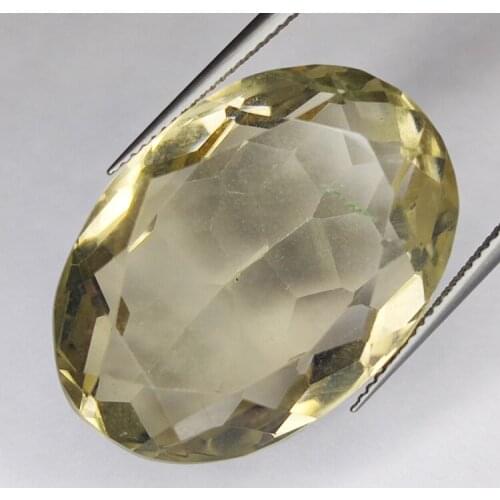 49.46ct Smoky Quartz oval cut 29x20mm