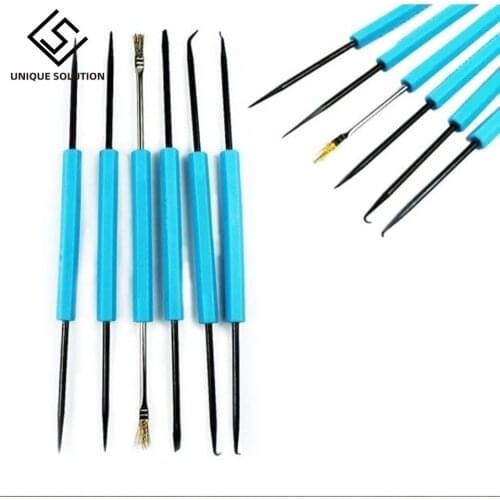 6 in 1 Steel Solder Assist BGA PCB Precision Electronic Components Repair Tool