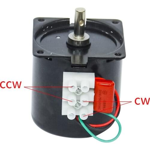 68KTYZ Permanent magnet synchronous motor slow forward and reverse motor AC 220V gear reduction motor miniature