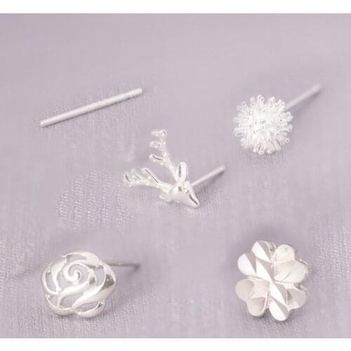 925 Sterling Silver Pin Simple Fashion Small Fresh Earrings Small Animal Earrings 2020 Trend Hanging Rings