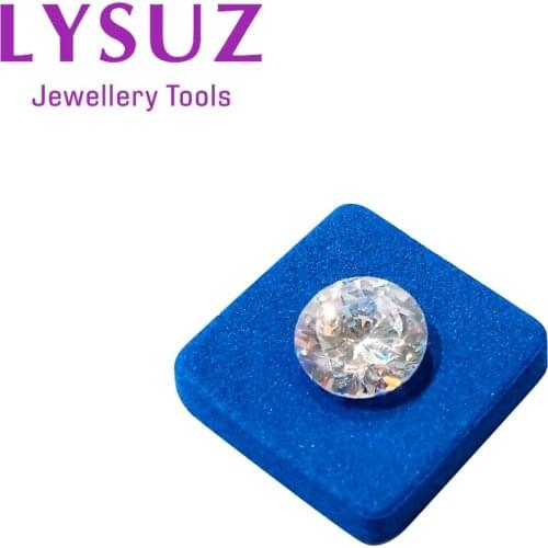 Diamond Bottom Tip Protective Cushion Use With Parcel Paper Protect Diamond From Knocking Loose Gemstone Blue Sponge Mat Lysuz