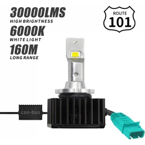 Route101 Car D1S D2S D3S D4S LED Headlight CanBus No Error D2R D5S D8S HID Auto Bulb to 6000K White 35W LED Lamp Conversion Kit