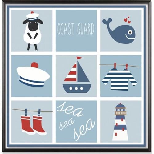 No Framed) Modern Cartoon poster Custom Canvas Print On Canvas Printing Wall Pictures Home Decoration 12YM-7