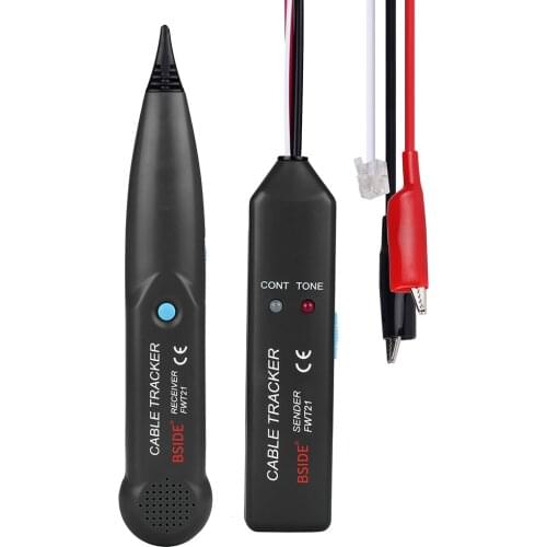 Telephone Line Detector Line Finder Network Cable Tester RJ11 Tester Continuity Test FWT21 Wire Trackers Cable Tone Generator