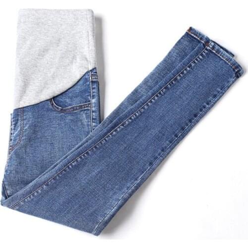 Pregnancy Jeans High Quality Denim Maternity Trousers Skinny Pants For Pregnant Women Large Size Jeans Pants Maternity Jeans New