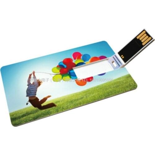 4G 8G credit card USB Flash Drive customized Pen drive personalized as your logo photo design pendrive (10pcs can print logo )