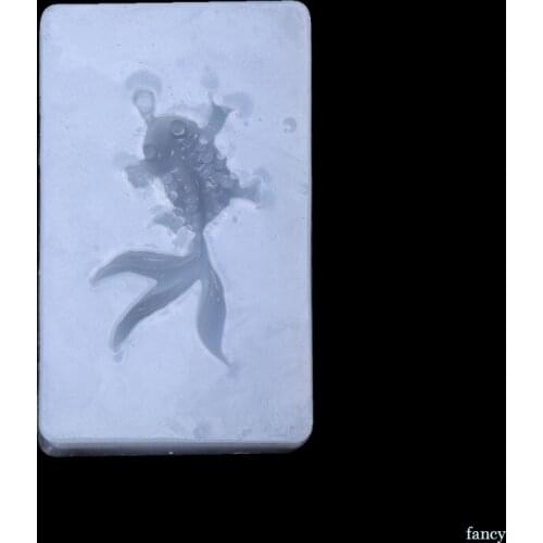 Goldfish Pendant Liquid Silicone Mold DIY Resin Jewelry Making Craft Tool Jewelry Accessory