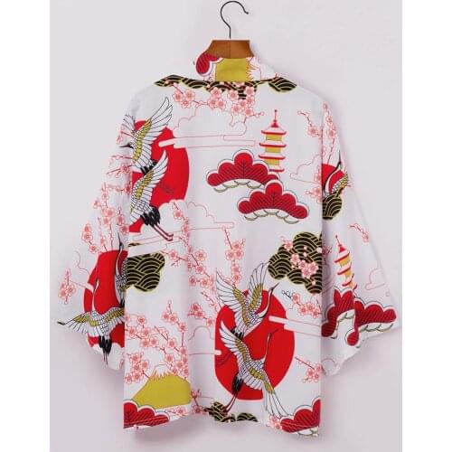 Kimono Men Japanese Kimono Traditional male kimono cardigan men harajuku streetwear samurai costume yukata male haori obi