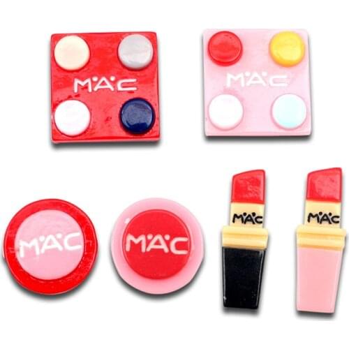 LF 30/20Pcs Mixed Makeup Suit Resin Decoration Flatback Cabochon Embellishment For Craft Scrapbooking Diy Versiering Accessories