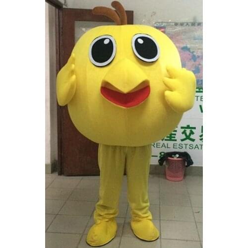 Small Bird Yellow Chicken Mascot Costume Cartoon Apparel Masquerade Birthday Party Cosplay Apparel