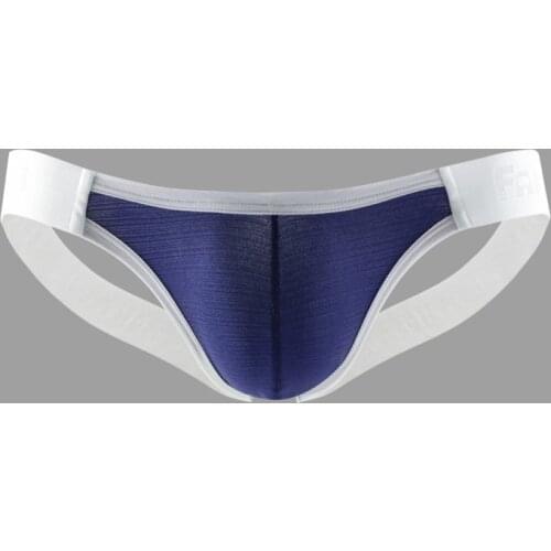 Mens Underpants Sexy Underwear T-pants Wire-drawing Bright Face Double Belts G-Strings & Thongs