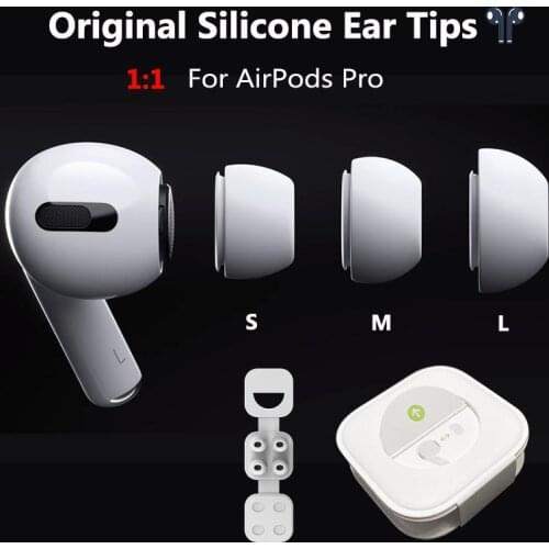 1:1 Original Earbuds EarTips For Apple Airpods Pro Ear Tips For AirPods Pro Earphone Accessories For AirPod Pro Replacement Tips