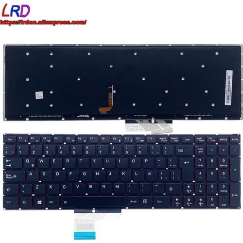 New Original LAS Latin Spain Backlit Keyboard for Lenovo Y50-70 Y50-70T Y70-70 Touch Laptop 25215964 25215995