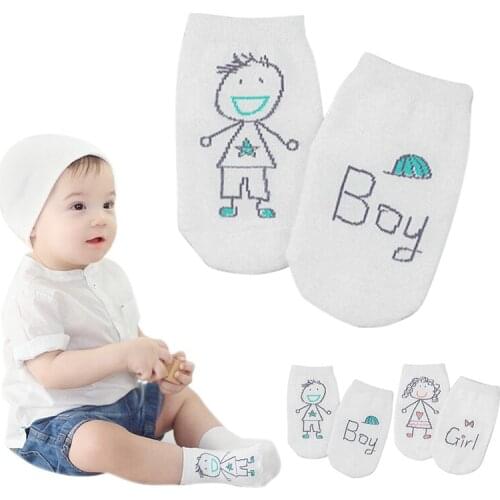 New Cute Baby Socks Boy Girl Cartoon Socks For Newborn Infants Toddlers Non-slip Soft Cotton Socks kids stuff