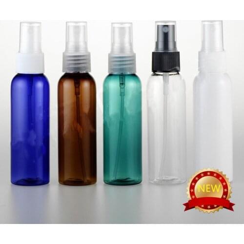 Wholesale 60ML Perfume Spray Bottle Alcohol spray Bottle Portable Disinfectant Bottle round shoulder Cosmetic Spray Bottle