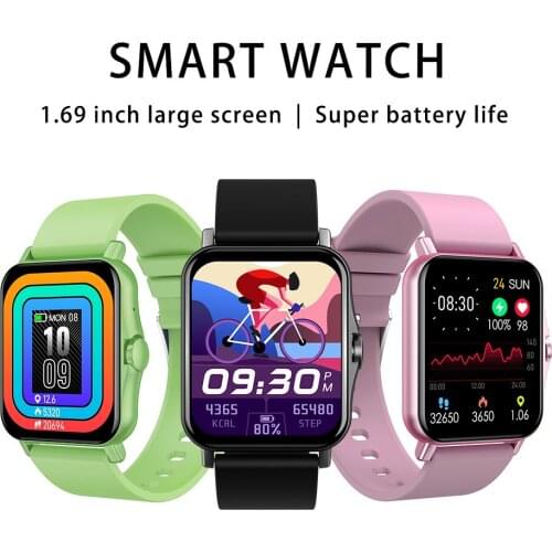 2021 CORXY Smart Watches Temperature Full Touch Sport Fitness Watch IP67 BLE Connection For Android Ios Smartwatch ZW23