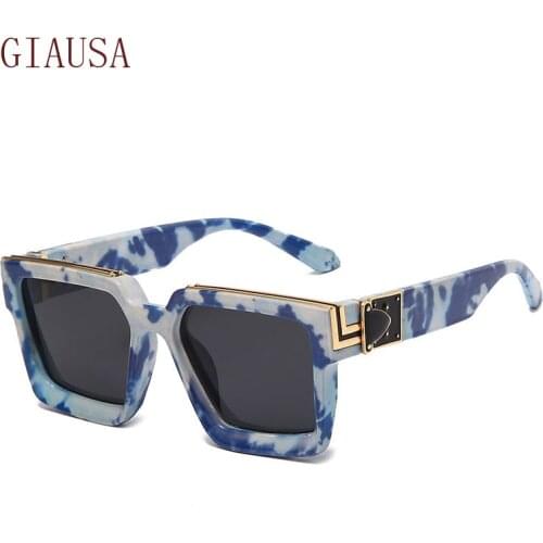 Sunglasses European and American big box fashion sunglasses glasses Gafas de sol de moda luxury sunglasses