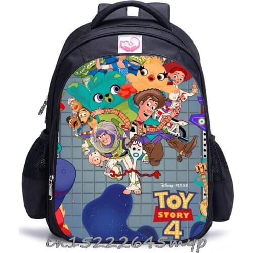 Disney Girls Children Toy 4 Story Kindergarten School bag Teenager Schoolbags Kids Cute Student Backpacks
