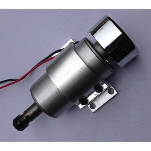 High speed spindle ER16 48V 400W brush air cooled PCB spindle motor+mount bracket fixture D52mm