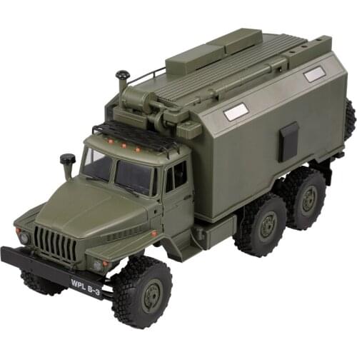 WPL B36 1:16 RC Military Command Vehicle Remote Control Car 2.4G 6WD Army Cars Gift Kids RC Car Toys for Children Kids Gifts