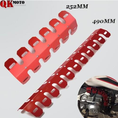 Off-road Exhaust Muffler Pipe Guard Protector Heat Shield For Kawasaki KX KLX KFX KDX 65 80 85 125 250 250 450 450 150 F/R/S