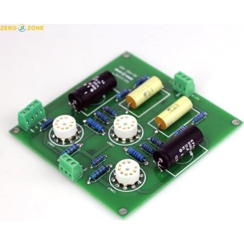 ZEROZONE Hifi DIY Vacuum Tube Buffer Preamp board / Kit / Pcb Base on Ground Grid GG Preamplifier