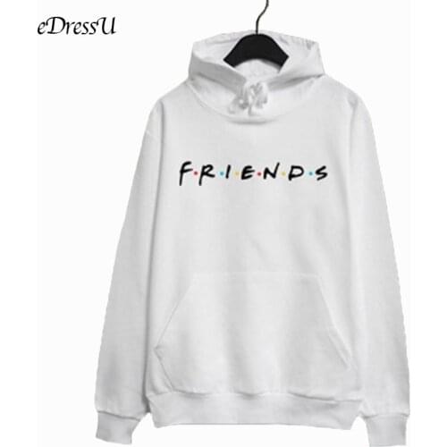 Women Hoodies Best Friends Sweatshirt Oversize Pullover Kawaii Fleece Harajuku Loose Casual White Hoodie Korean Shirt FJ-32165