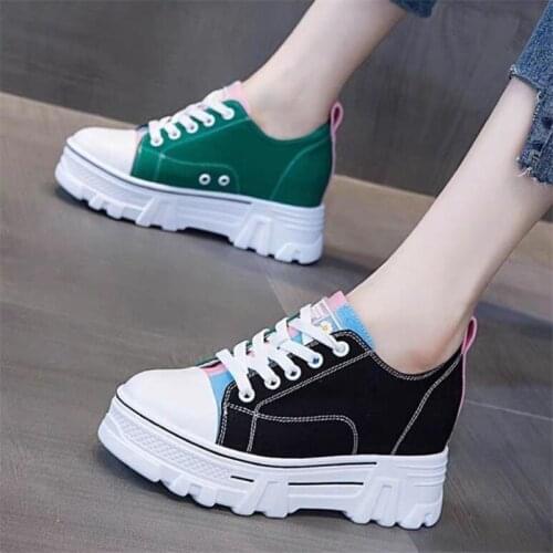 New womens inner height-increasing shoes fashion thick-soled non-slip lightweight comfortable versatile casual shoes women