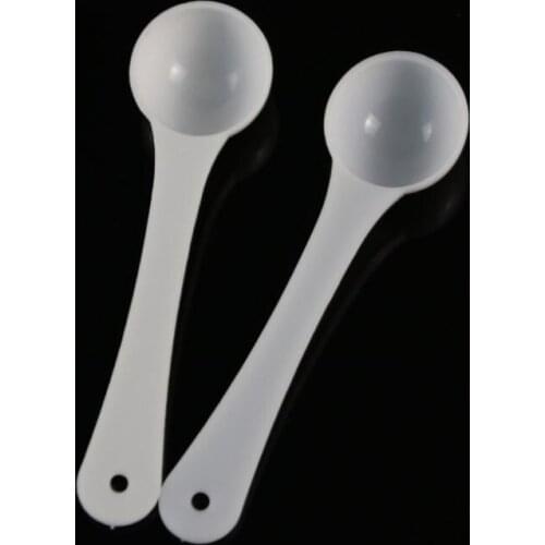1G Professional Measuring Tool Plastic Food Milk Washing Powder White Measuring Scoops Spoons LX8083