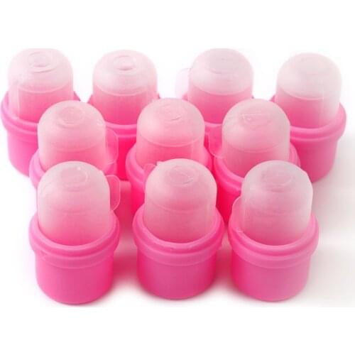 High Quality 10 Pcs Wearable Nail Soak Soakers Polish Remover DIY Acrylic UV Gel Cap Tip Set Nail Art Tool