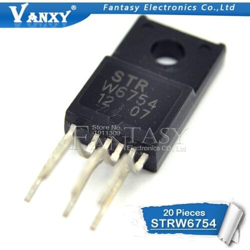 20PCS STRW6754 TO220F-6 W6754 TO-220 STR-W6754