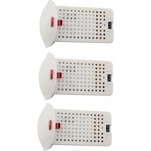 3PCS 3.7V 500mah Lithium Battery for SYMA X23 X23W Aircraft Parts Drone Spare Parts Battery White
