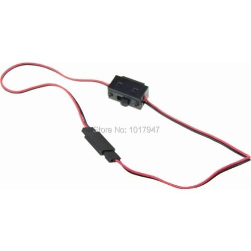 5PCS R/C Battery Switch Receiver Battery On Off Futaba JR Plug Male / Female