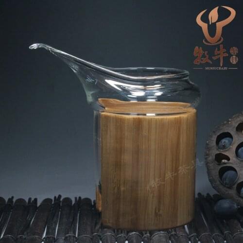 Tea bag accessories anti hot bamboo cup public Zisha teapot gift LOGO bulk custom store mixed batch