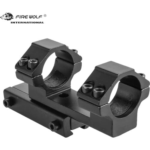 FIRE WOLF Hunting Accessories Picatinny Rail Weaver 1 pc Extended DIY 25.4mm Ring 11mm Dovetail Rail Z type Scope Mount