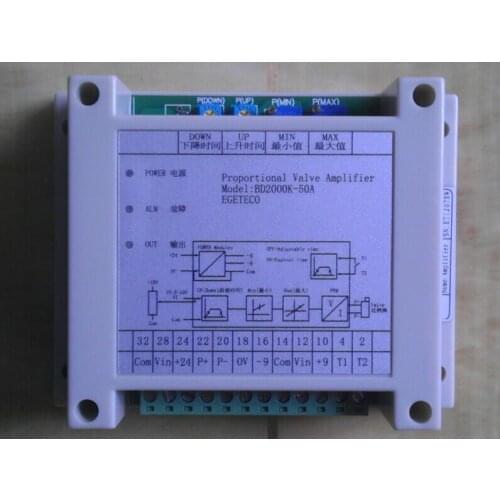 BD2000K-50A Electro-hydraulic Proportional Valve Controller Proportional Valve Amplifier Board-with Current-fault Output Indicat