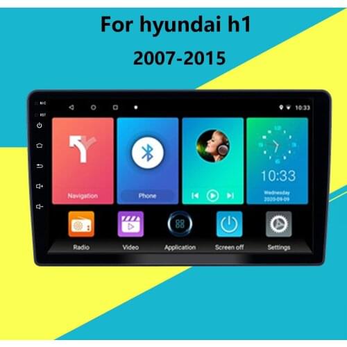 For hyundai h1 2007-2015 2 DIN 9 inch Android 8.1 car multimedia player Support Music AUX WIFI GPS Navigation