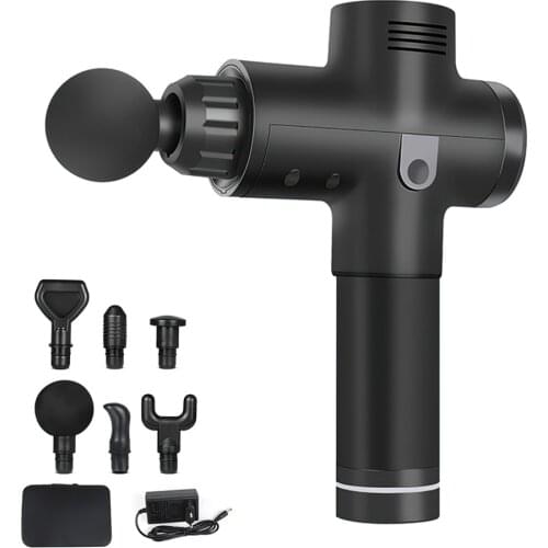 Fascia Massage Gun Muscle Pain Relief Therapy Massager Relaxation Body Slimming 30 Speed LCD Touch Screen Function