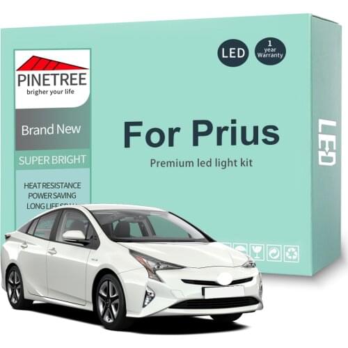 Car Led Interior Light Kit For Toyota Prius 2001-2016 2017 2018 2019 2020 Dome Map Light Canbus No Error