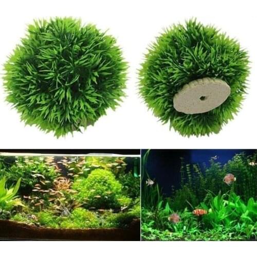 Accessories Artificial Plants Grass Ball Underwater Ornaments Fish Tank Landscape Decor 1Pcs Aquarium Decoration