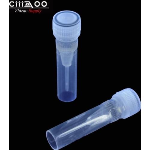 Lab Consumables Cryo Tubes Cryovial Cryogenic Vials screw-cap self-standing with silicone ring