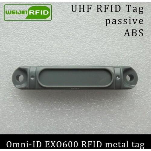 UHF RFID metal tag omni-ID EXO600 EXO600 915mhz 868mhz Impinj Monza4QT EPC C1G2 6C durable ABS smart card passive RFID tags
