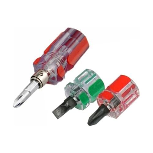 Screwdriver Set Mini Small Portable Radish Head Screwdriver Transparent Handle Repair Manual Tool Precision Car Repair