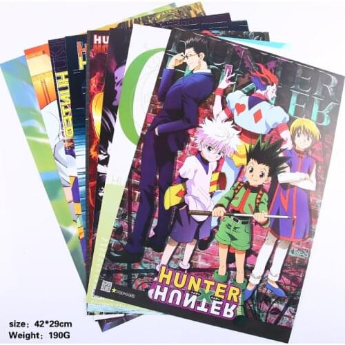 HUNTER X HUNTER Toys Posters Included 8 Different Pictures 8pcs/Lot Video Games Poster Sizes 42x29 CM